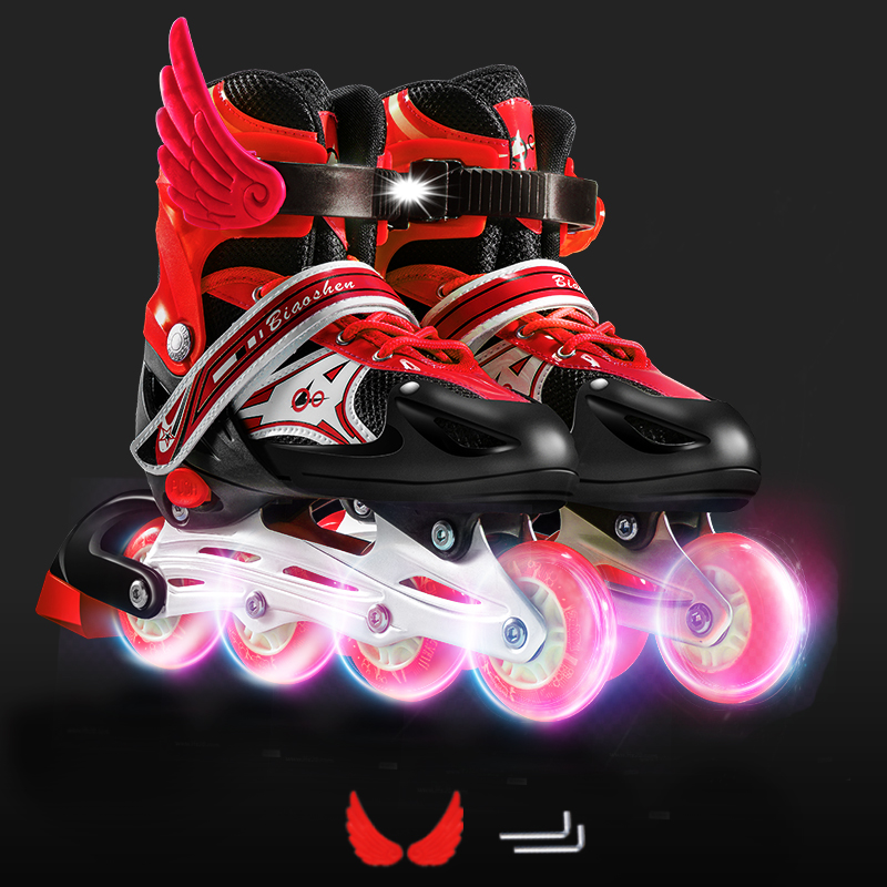 A pair of red shoes plus wrench wings